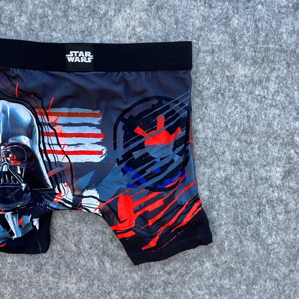 Crazy Boxer Star Wars Darth Vader Boxer Briefs Black Red Mens Small New